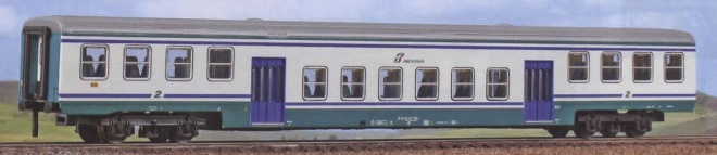Passenger car 2nd class for Regional service in XMPR livery<br /><a href='images/pictures/ACME/acme50083.jpg' target='_blank'>Full size image</a>
